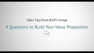How to Build a Value Proposition