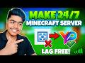 How To Make Minecraft Server 24/7 | Java + PE | Best Minecraft Hosting ❤️