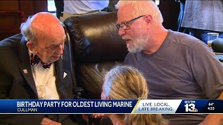 Famous Central Alabama Marine celebrates 105th birthday with community leaders Profile