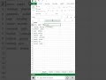 Trim () function in Excel #shorts#treding #ytshort  #thebwcs