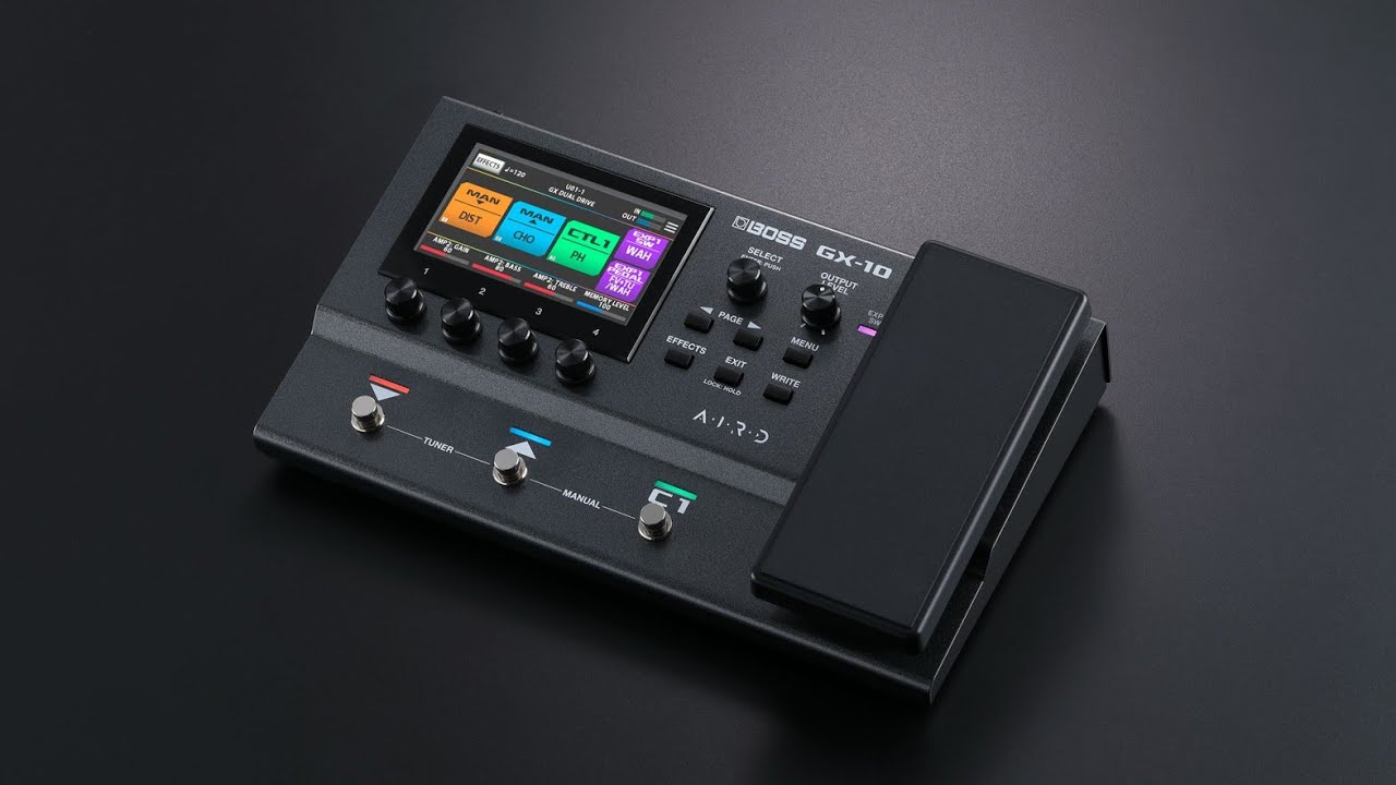 Boss GX-10 - Unboxing - YouTube