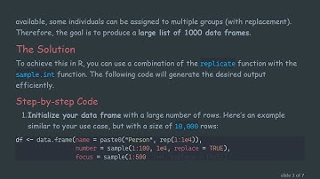 Efficiently Split a Data Frame into Random Groups in R