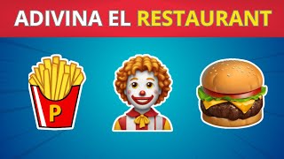 Desafío de Emojis: ¡Adivina el Restaurante con Emojis!🍽️🤔¿Cuántos Restaurantes Puedes Adivinar? 🍣🌭