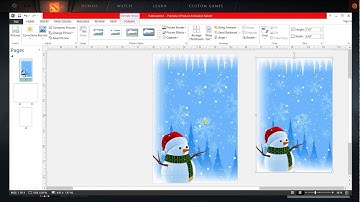 How to Make Greeting Card in MS Publisher