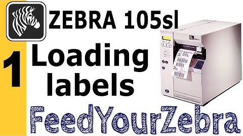 Zebra 105SL Label and Media Loading - Ep1