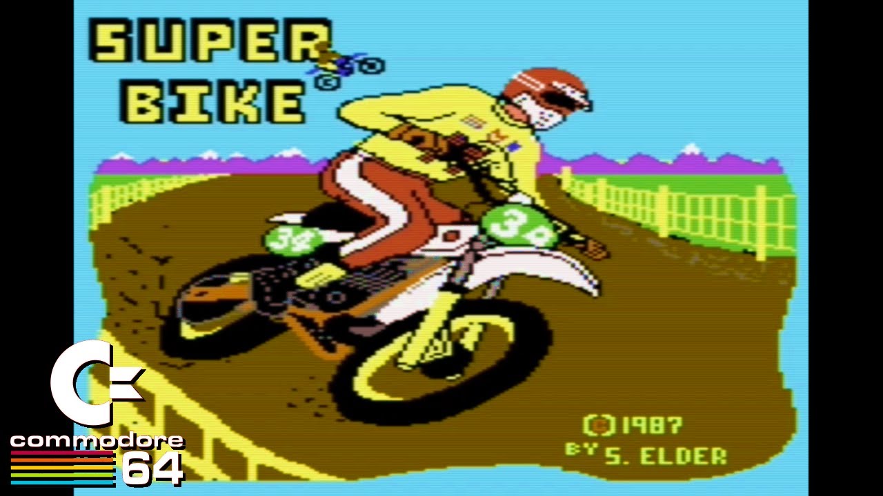 SUPER BIKE [C64] Il Rozzo Gioco Perduto che si magna Enduro Racer ...