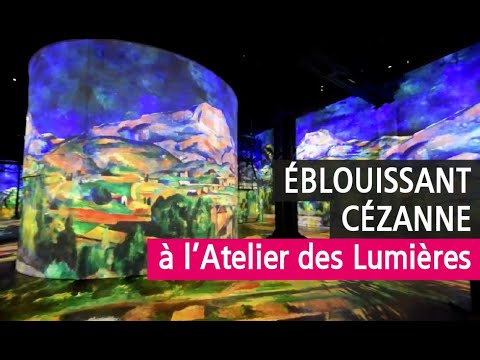 Cézanne à l'Atelier des Lumières, plongée dans une Provence éblouissante - Vidéo exposition Paris