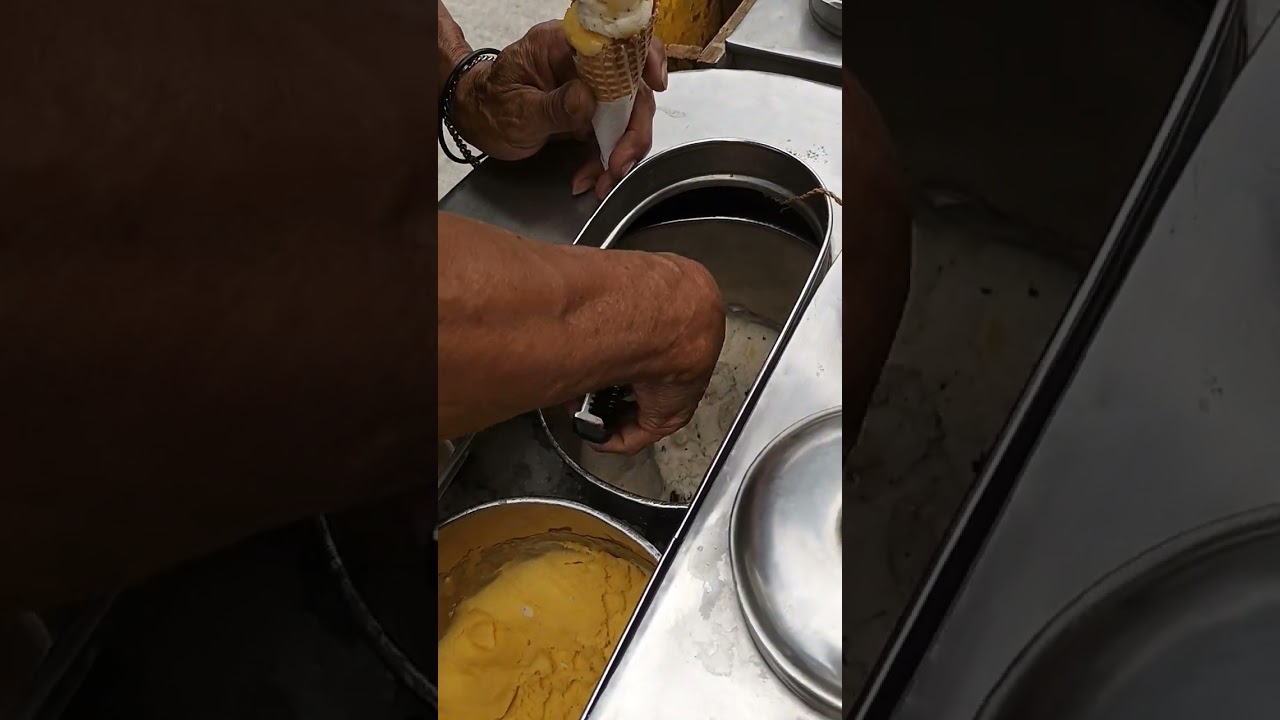 Buying pinoy ice cream SORBETES 