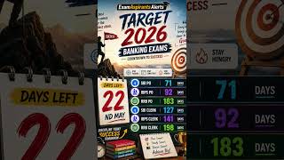 🔥 Target 2026 Banking Exams Countdown | SBI PO, IBPS PO, RRB PO Preparation Motivation 🚀