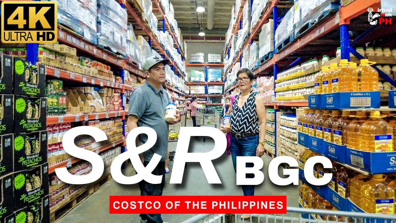 [4K] EXPLORE S&R BGC | The Costco of the Philippines | Silent Walking ...