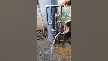 cây lọc nước giếng khoan giếng đào nhiễm sắt phèn đá vôi đục bẩn đầu nguồn bằng ống nhựa pvc