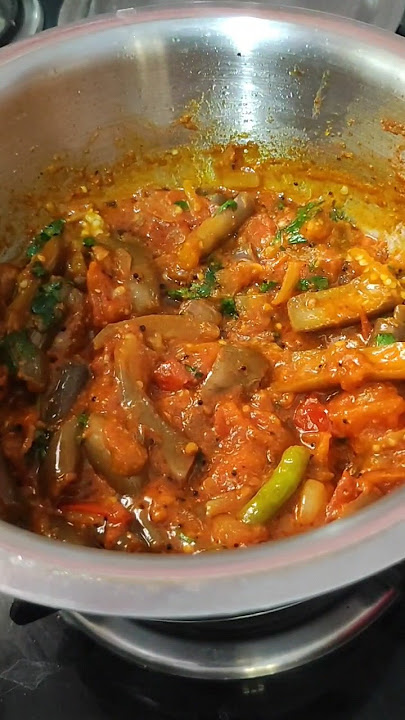 వంకాయ టమాట కూర|Brinjal Tomato Curry|Vankaya Tomato #brinjal#vankayarecipes#youtubeshorts #shorts