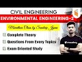 ENVIRONMENTAL ENGINEERING-2 | Marathon Class Civil Engineering by Sandeep Jyani