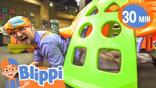 The Playground Song - Have Fun! | Blippi 1 HR | Moonbug Kids - Fun Stories and Colors