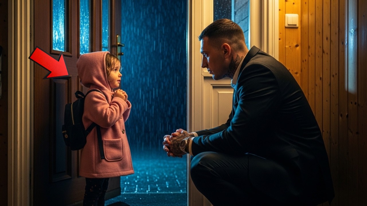 A Little Girl Knocked on the Mafia Boss’s Door at Midnight… What She Said Made Him Turn Pale