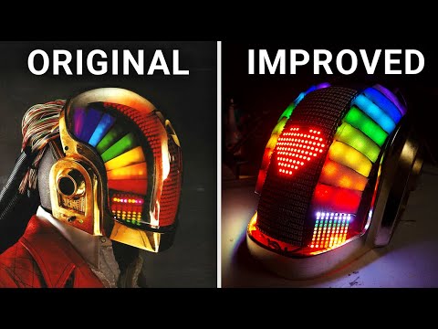 Awesome Daft Punk Helmet With Full Led Display!