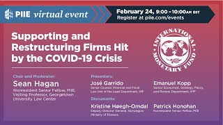 Supporting and Restructuring Firms Hit by the COVID-19 Crisis
