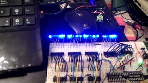 32-bit binary LED display, Propeller Powered