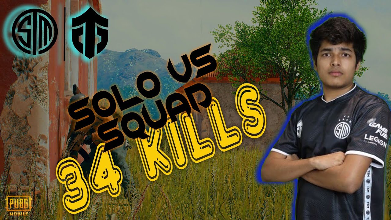 Entity jonathan  34 kill || SOLO VS SQUAD || 