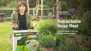 Gifts For Dad With The Garden Gurus - Holman Retractable Hose Reel