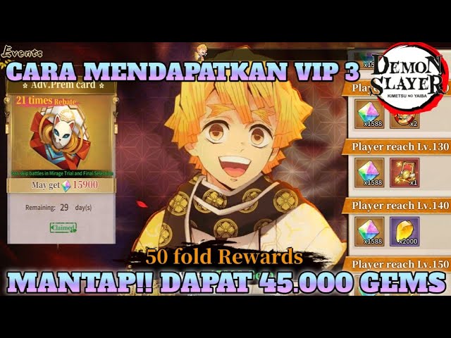 how to get vip level 3 in blade of hashira｜TikTok Search