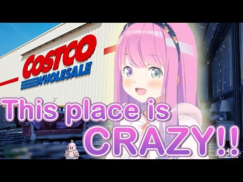 Luna went to Costco for the first time and can't believe it's real.