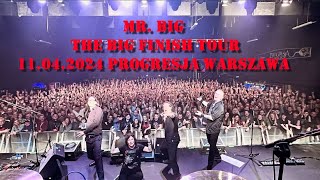 Mr. Big - 11.04.2024 Warszawa - Progresja, pierwszy i ostatni koncert w Polsce - The BIG Finish Tour