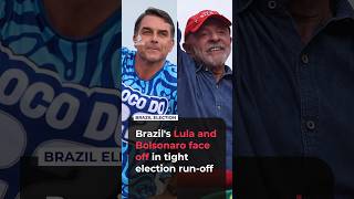 Brazil's Lula and Bolsonaro face off in tight election run-off