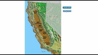 Coastal vs Valley Temperature   Orographic Effect