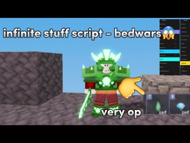 NEW BEDWARS ROBLOX HACK/SCRIPT - INFINITE MATERIALS & INVISIBLE - 2023 