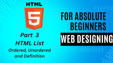 Master HTML Lists in Minutes | Ordered, Unordered & Definition Lists Explained