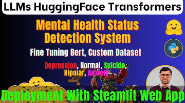 Mental Health Text Classification with HuggingFace BERT | Fine-Tuning BERT for Anxiety & Depression
