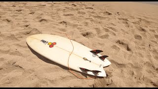 Surfing 5' 4" FISHCUIT (Al Merrick) | POV Surfing @ Diamond Head Cliffs, OAHU)