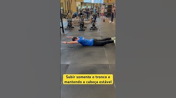 Superman no chão (dinâmico) @prgularte #academia #treinospersonalizados #treino #musculação