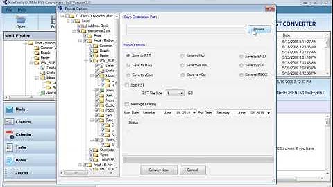 Convert Mac OLM to PST Format for Outlook