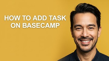 How to Add Task on Basecamp - KevinHowTo