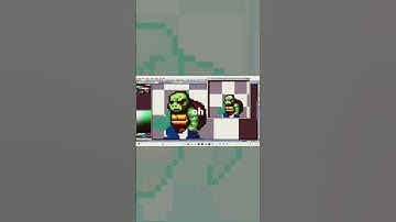 Pixel art turtle #crt effect ? #gamedevelopment   #pixelart #pixarstyle