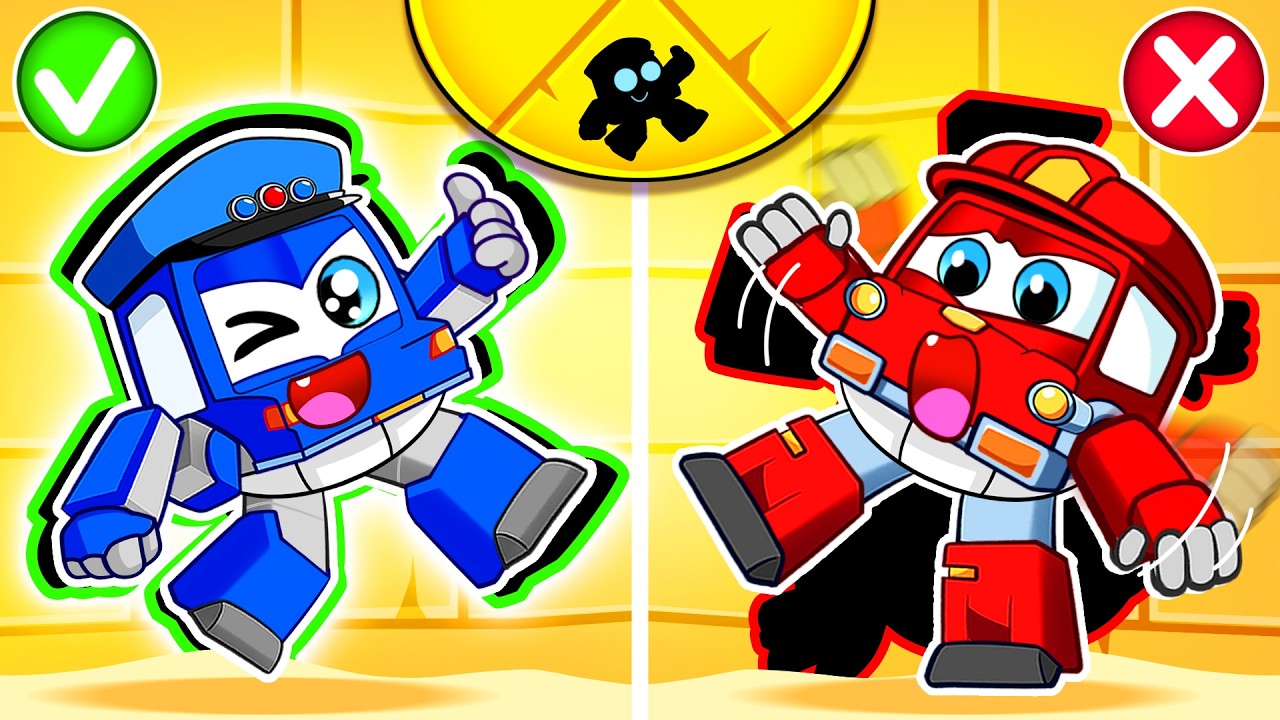 Walk Through Walls Challange | 子どもの歌 | 童謡 | RoboSquad