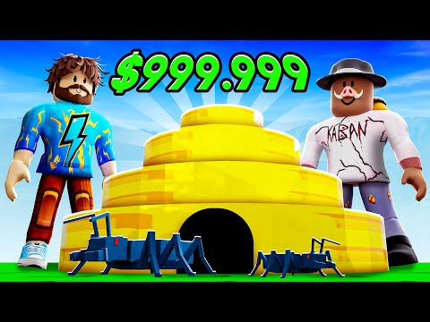 😱 ПОСТРОИЛИ СВОЁ ЦАРСТВО МУРАВЬЁВ В ROBLOX! + Фиксплей!