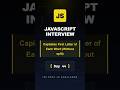 capitalize first letter of the string using javascript
