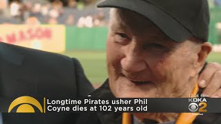 Longtime Pirates Usher Phil Coyne Dies At 102