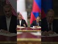 Russia and Iran Sign Declaration to Overcome &#39;Illegal&#39; US Sanctions