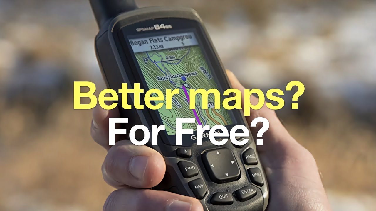 How To Get Free GPS Maps For Hiking - HikingGuy.com - YouTube