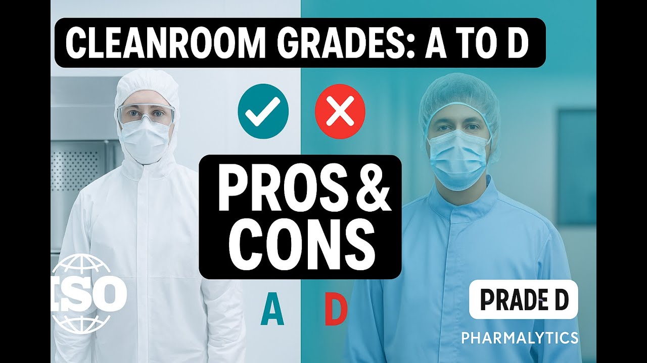 Cleanroom Classification in Pharma | Grades A to D Explained + Pros ...
