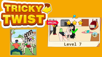 Tricky twist puzzle level 7 solution walkthrough 