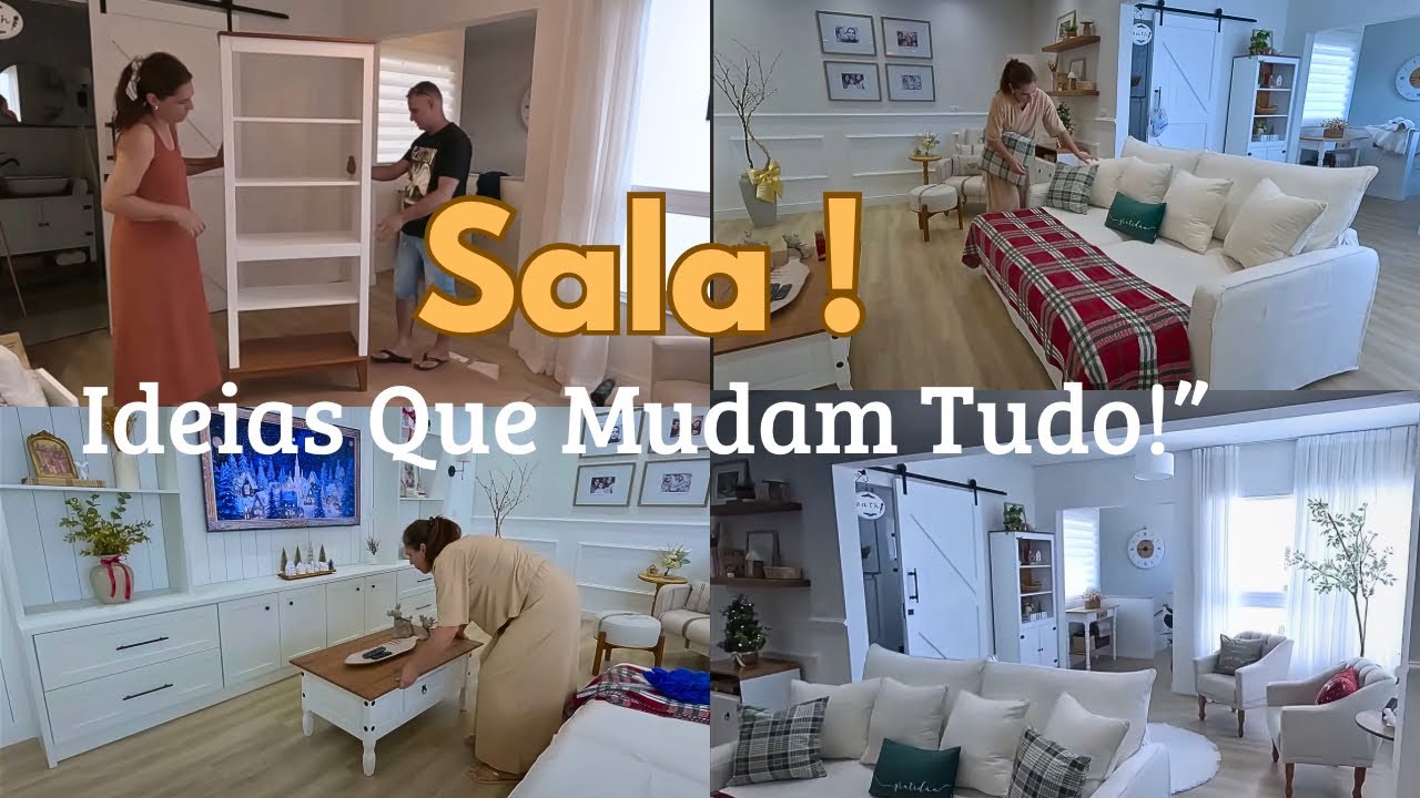 Decorei Minha Sala! Ideias Reais Para Deixar a Sala Mais Aconchegante