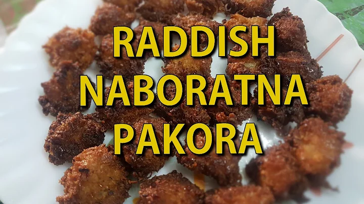 MULOR NABORATNA  PAKORA EASILY MADE AT HOME