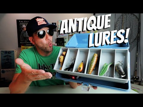 I got a tackle box full of ANTIQUE LURES (wait for the end) 