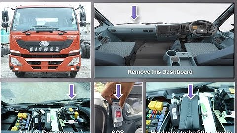 AIS 140 GPS Installation for Eicher Truck Model Pro 3019