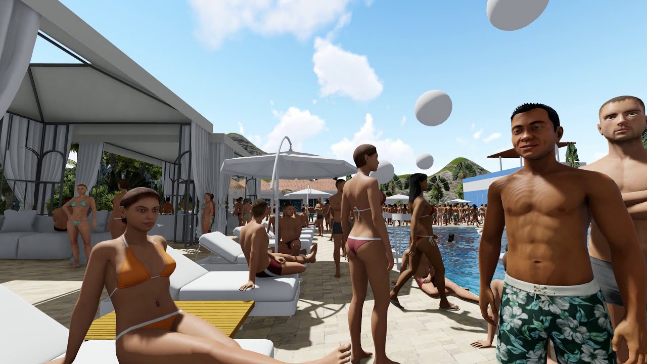 Pool Party Concept By Anternation